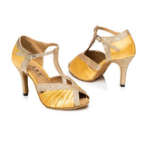 Latin Dance Shoes | Satin Ballroom Dancing Shoes | Women's Salsa Shoes | Danceshoesmart