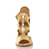 Women Professional Dance Shoes | Ladies Latin Dance Shoes | Gold | Danceshoesmart