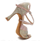 Women Dance Shoes Tango Salsa Latin Ballroom Professional Dance Shoes Girls Sandals Wedding Heels
