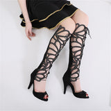 Women Dance Shoes Black Red Suede Rhinestone Dance Boots for Girls Soft Sole Salsa Dance Shoes for Wedding Sandals