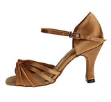<transcy>Zapatos de baile latino para mujer | Zapatos de baile de salsa profesionales para salón de baile | Satinado | Danceshoesmart</transcy>