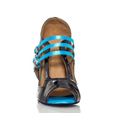 <transcy>PU Zapatos de baile para mujer | Zapatos de baile de salón latino para mujer | Suela de gamuza para interior | Danceshoesmart</transcy>