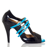 <transcy>PU Zapatos de baile para mujer | Zapatos de baile de salón latino para mujer | Suela de gamuza para interior | Danceshoesmart</transcy>