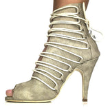 <transcy>Обувь для латинских бальных танцев для женщин, модные ботильоны, обувь для сальсы высокого качества на шнуровке</transcy>