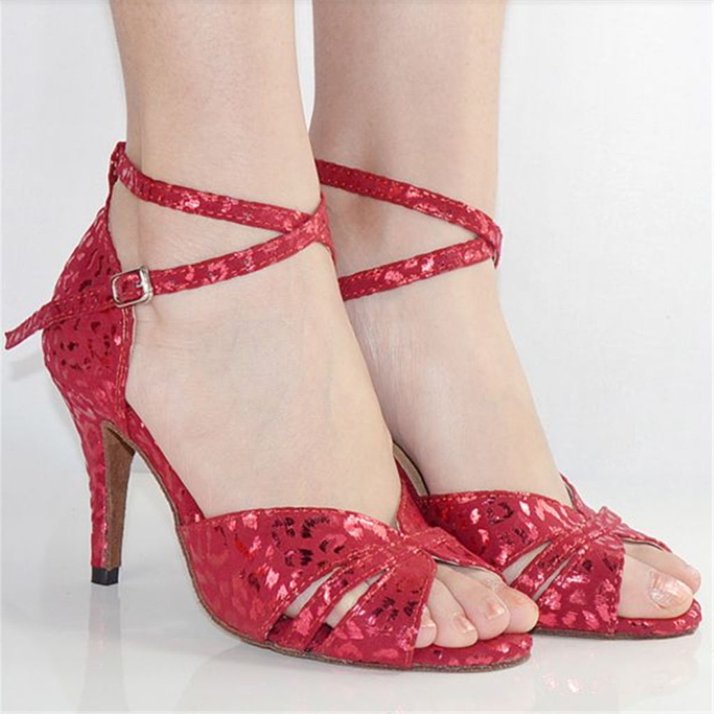 <transcy>Обувь для латинских танцев из искусственной кожи | Обувь для бальных танцев по индивидуальному заказу | Женская обувь для сальсы | Danceshoesmart</transcy>