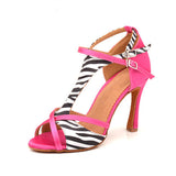 Dance Shoes Latin Women Salsa Girls Party Performance Professional Soft Bottom Ballroom Dance Shoes