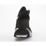 Flock Glitter Shine Women Latin Ballroom Salsa Dance Shoes