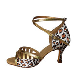 <transcy>Zapatos de baile latino de salón de leopardo para niñas mujeres zapatos de baile de fiesta de Tango Salsa profesional zapatos de tacón de alta calidad</transcy>