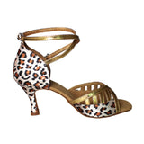 <transcy>Zapatos de baile latino de salón de leopardo para niñas mujeres zapatos de baile de fiesta de Tango Salsa profesional zapatos de tacón de alta calidad</transcy>