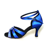 <transcy>Zapatos de baile latino para niña, mujer, dama, salón de baile profesional, Salsa, Tango, zapatos de baile para fiesta</transcy>