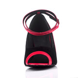 <transcy>Zapatos de baile latino para mujeres profesionales, zapatos de baile negros y rojos, sandalias, zapatos de tacones altos de Salsa, fiesta, deportes para adultos</transcy>