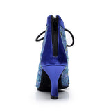 <transcy>Zapatos de baile de salsa de salón latino de malla para mujeres niñas</transcy>