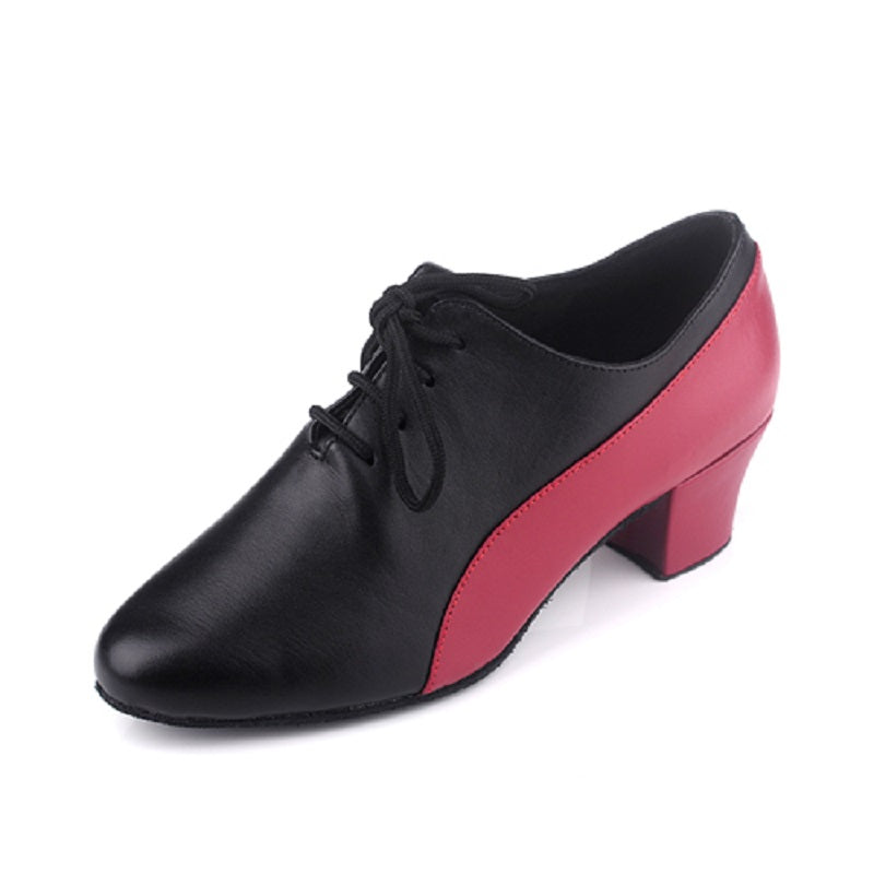 Modern Black Red Latin Ballroom Salsa Dance Shoes Women Ladies