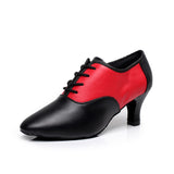 <transcy>Zapatos de baile modernos profesionales Zapatos de baile de salsa de salón latino para mujeres Señoras</transcy>