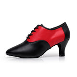 <transcy>Zapatos de baile modernos profesionales Zapatos de baile de salsa de salón latino para mujeres Señoras</transcy>
