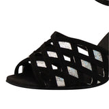 <transcy>Lattice Women Latin Ballroom Salsa Zapatos de baile personalizados de tacón alto</transcy>