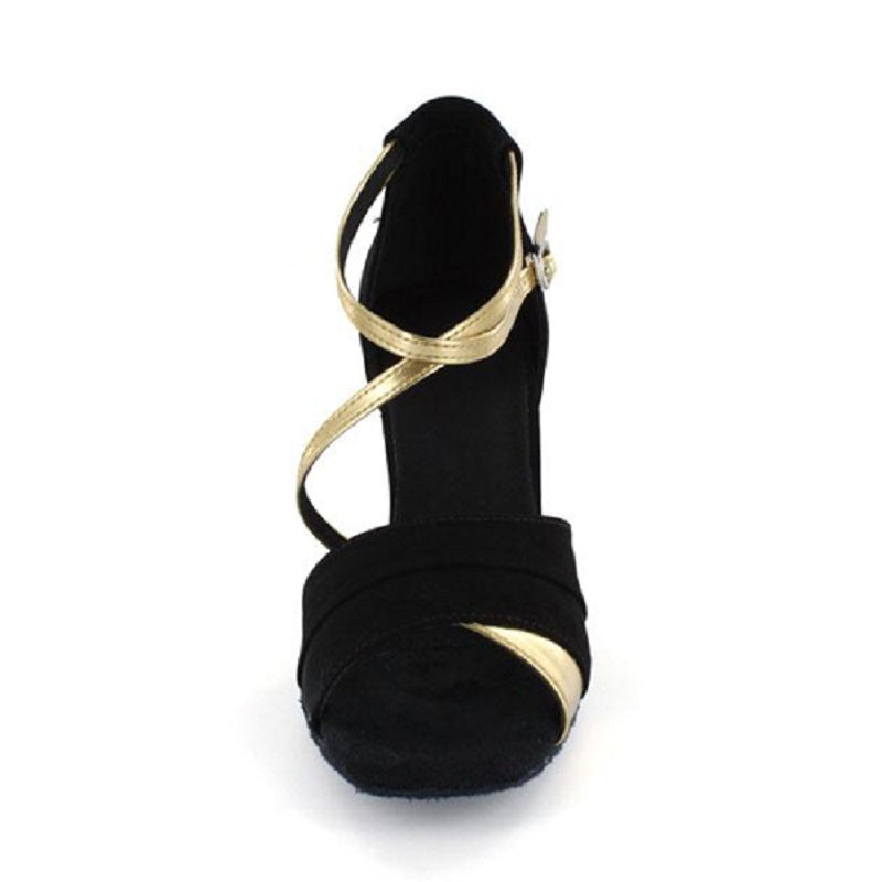 <transcy>Flock PU Обувь для латинских бальных танцев Женщины Девушки Обувь для танцев сальсы</transcy>