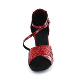 Glitter Fashion Latin Ballroom Dance Shoes For Women Girls