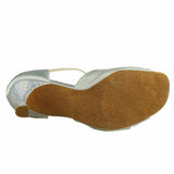 <transcy>Zapatos de baile de satén con lentejuelas para mujer, zapatos de baile de salsa de salón latino de satén a la moda para mujer</transcy>