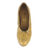 Sequined Shine Women Latin Ballroom Modern Dance Shoes Closed Toe Soft Sole Professional Dance Shoes