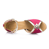 Satin Latin Ballroom Salsa Dance Shoes For Women Girls
