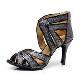 Ladies Latin Ballroom Dance Shoes Boots Tango Salsa Party Dance Shoes For Women Female
