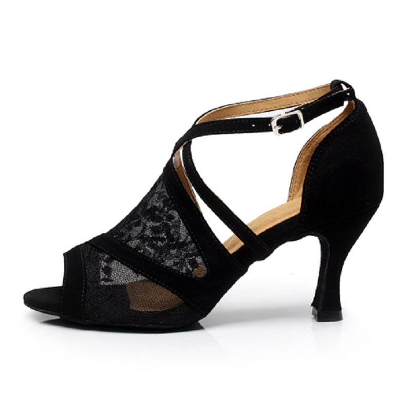 <transcy>Женская обувь для латинских танцев | Регулируемый каблук | Обувь для бальных танцев сальсы | Danceshoesmart</transcy>