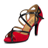 Women Dance Shoes | Net Latin Tango Salsa Ballroom Shoes | Ladies Girls Party Shoes | Danceshoesmart