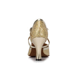 Glitter Modern Dance Shoes Women Girls Latin Ballroom Salsa Tango Samba Dance Shoes