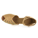 <transcy>Nuevos zapatos de baile de salsa de salón latino profesional de satén zapatos de baile para mujeres y niñas</transcy>