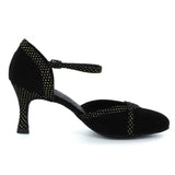 Flock Women Ballroom Salsa Dance Shoes Custom Latin Tango Samba Dance Shoes