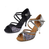 Women Dance Shoes | Net Latin Tango Salsa Ballroom Shoes | Ladies Girls Party Shoes | Danceshoesmart