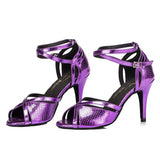 Women Latin Dance Shoes | Ballroom Salsa Dance Shoes | Customized Heel | Danceshoesmart