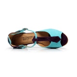 Flock Women Ladies Latin Salsa Dance Shoes Customized