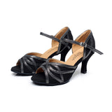 Red Blue Black Latin Dance Shoes For Women Ballroom Salsa Tango Dance Shoes