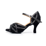 Red Blue Black Latin Dance Shoes For Women Ballroom Salsa Tango Dance Shoes