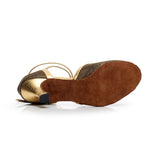 <transcy>Zapatos de baile de salsa de salón de baile latino para mujer</transcy>