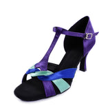 Elegant Latin Dance Shoes For Women Ballroom Tango Salsa Shoes Practice Comfortable Shoes