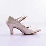 <transcy>Zapatos de baile rosados modernos para mujeres Gilrs Salsa Tango latino Zapatos de baile de salón Tacones personalizados</transcy>