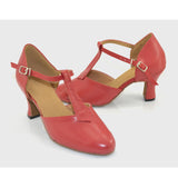 <transcy>Современная женская танцевальная обувь PU Custom Latin Ballroom Salsa Dancing Shoes</transcy>