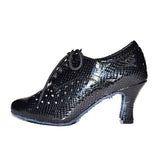 Elegant Jazz Salsa Indoor Standard Latin Dance Shoes for Women Dancing Modern Stylish High Heel PU Sandals