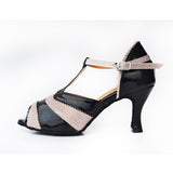 Fashion Cute Girl Latin Dance Shoes PU Women Tango Ballroom Salsa Dancing Shoes Pink Black