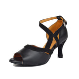 Satin Blue Black Women Latin Ballroom Salsa Dance Shoes Online Discount Dance Shoes Sandals