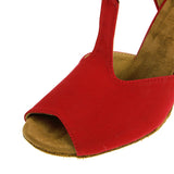 <transcy>Zapatos de baile rojos para mujer | Zapatos de baile de salón con purpurina | Zapatos de baile de salsa latina | Danceshoesmart</transcy>