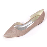 Women Girl Sparkling Glitter Flat Heel Flats Shoes