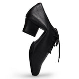 <transcy>Zapatos de baile para mujeres profesionales | Zapatos negros de danza moderna | Salón de baile latino | Danceshoesmart</transcy>