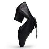 <transcy>Профессиональная женская танцевальная обувь | Черные туфли для современного танца | Латинский бальный зал | Danceshoesmart</transcy>