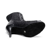 Black Latin Women Dance Boots Suede Soft Sole Customized High Heels Ballroom Salsa Tango Dancing Shoes For Ladies