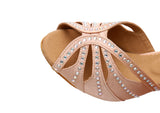 <transcy>Женская танцевальная обувь со стразами | Атласная обувь для латинских бальных танцев | Индивидуальная профессиональная обувь для сальсы | Danceshoesmart</transcy>