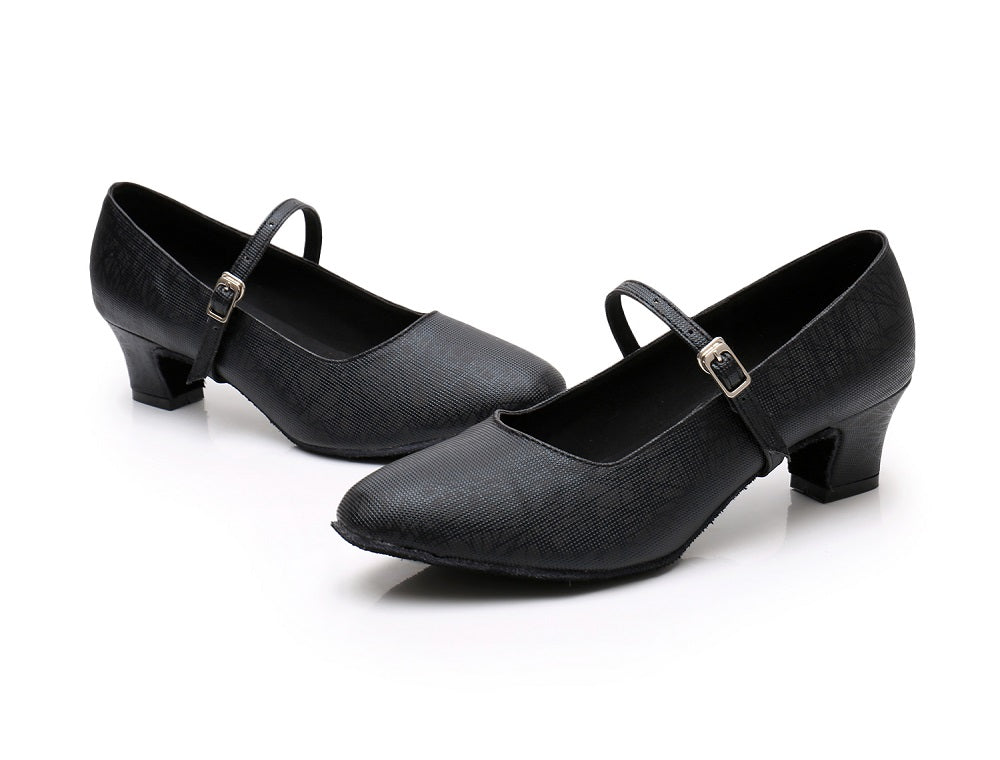 <transcy>Zapatos negros de danza moderna | Zapatos de baile latino para mujer | Alta calidad | Danceshoesmart</transcy>